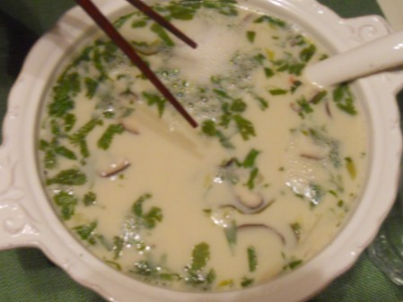 Shrimp and Coconut Milk Soup