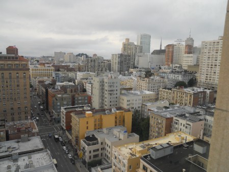 View from Sir Francis Drake in SF.