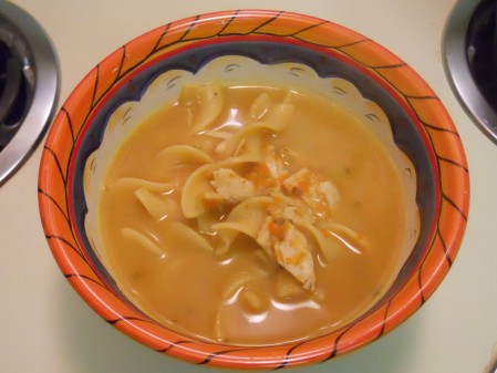 Pour in the chicken stock, milk and cream. Loaded Baked Potato Soup Using Chicken Stock, Cream Cheese, And Sour Cream And Then Add Cheddar Cheese : Nibbles of Tidbits, a Food BlogNibbles of Tidbits, a Food ...