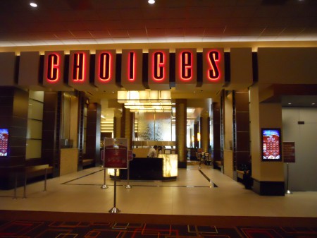 Choices is decidedly our first choice of Casino Buffets inched up after a