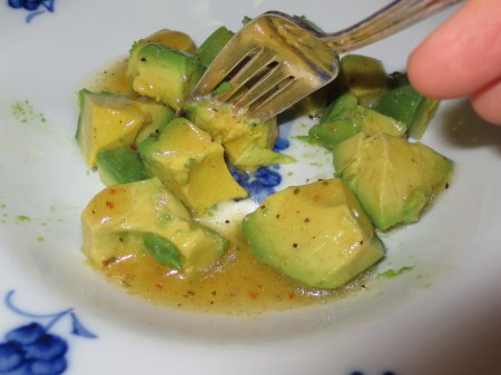 Avocado with Italian Dressing