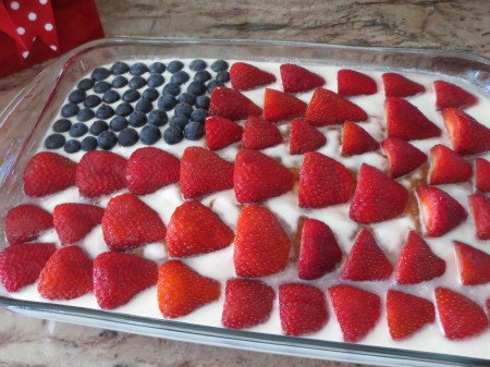Summer Flag Cake