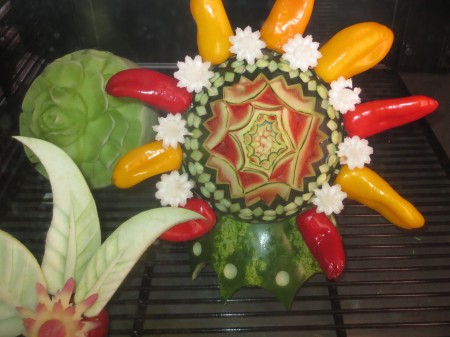 Fruit Carvings