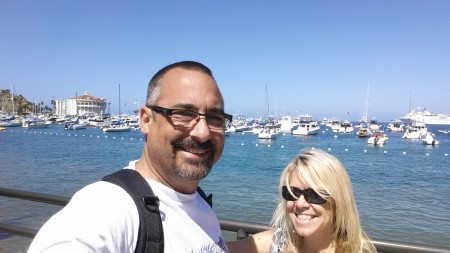 Matt and Shelly Freis in Catalina