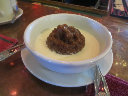 Sticky Toffee Pudding at The Old Ship