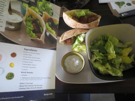 Spicy Turkey Meatball Pitas