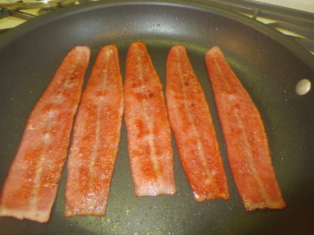Cooked Turkey Bacon