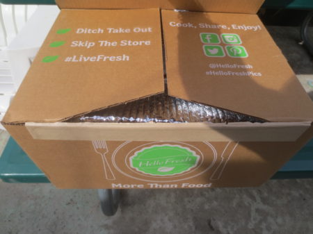 Box from Hello Fresh